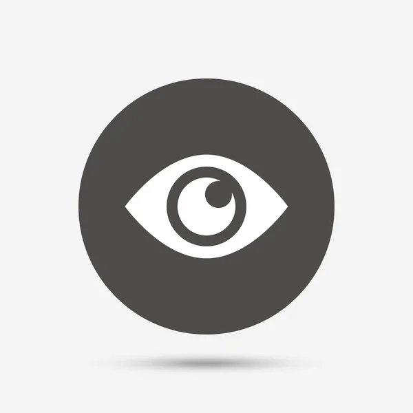 Icono de signo ocular . — Vector de stock