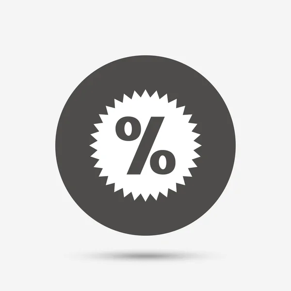 Discount sinal percentual — Vetor de Stock