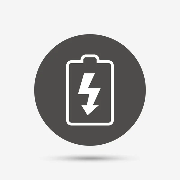 Battery charging sign — Stock Vector