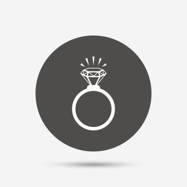 Yüzük işareti simgesi.  