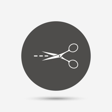 Makasla kesme çizgi işareti 