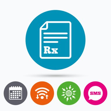 Tıbbi reçete Rx işareti  