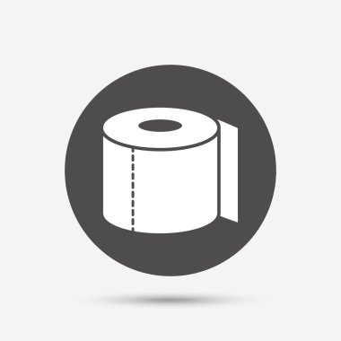 tuvalet kağıdı simgesi.  