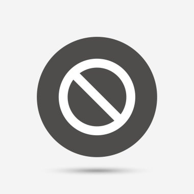 Kara liste işareti simgesi. 