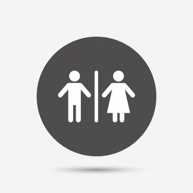 WC значок «підпис». туалет символ.