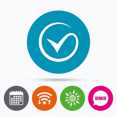 Onay işareti simgesi. Onay işareti simgesi.