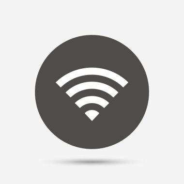 WiFi işareti. kablosuz simgesi.  