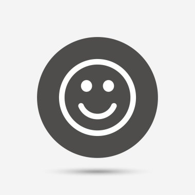 Gülümse İkon. Mutlu yüz sembolü.