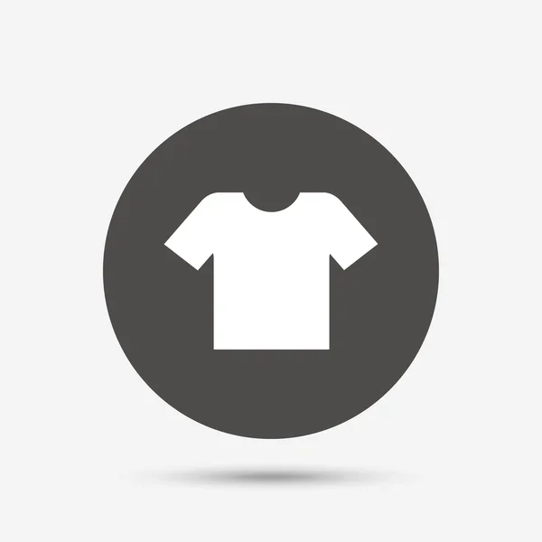 Ícone do sinal da T-shirt. Símbolo da roupa . — Vetor de Stock