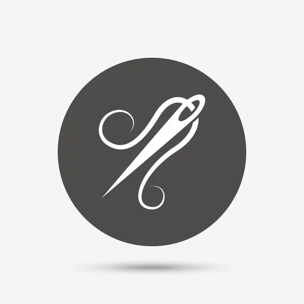 Needle with thread icon. — Stock Vector