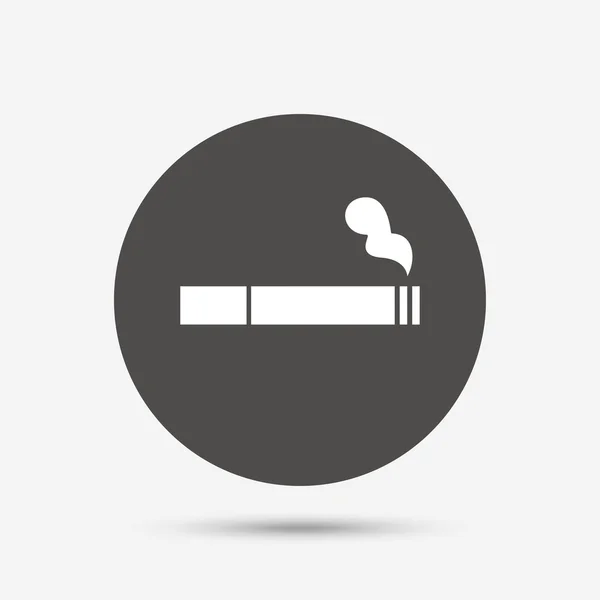 Signo de fumar icono . — Vector de stock