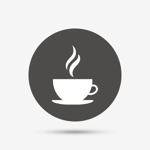 Taza de café icono signo . — Vector de stock