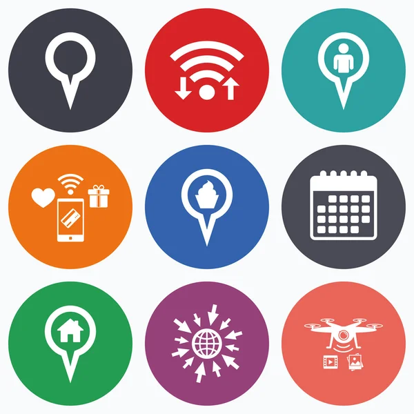 İşaretçiyi simgeler eşleme.  