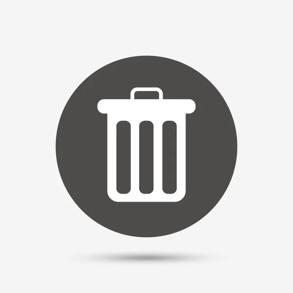 Recycle bin sign icon. — Stock Vector