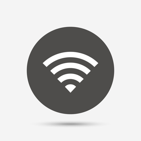 Wifi sign. Wi-fi symbol.  