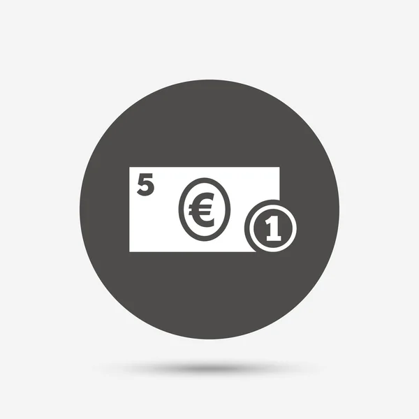 Contant geld teken pictogram. — Stockvector