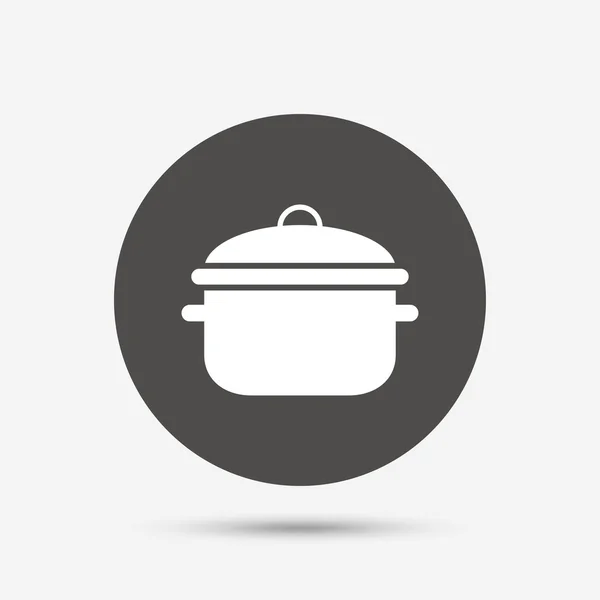 Cooking pan sign icon. — Stock Vector