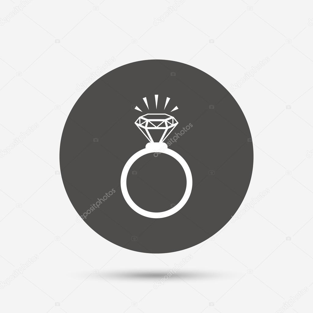 Ring sign icon. Stock Vector by ©Blankstock 111430188