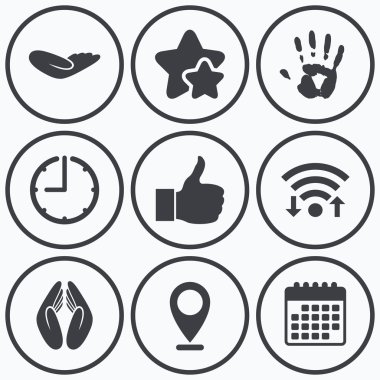 El simgeler. Başparmak gibi 