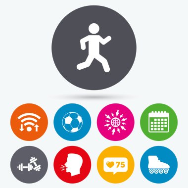 Football ball, Roller skates 