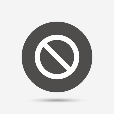 Dur işareti simgesi 