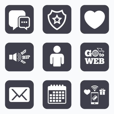 Sosyal medya simgeleri.  