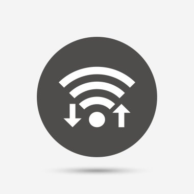 WiFi sinyal işareti.  