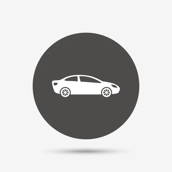 Auto teken pictogram. — Stockvector