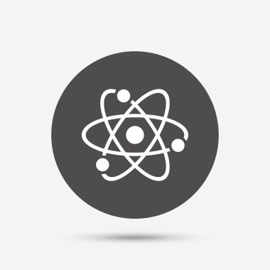 Atom işareti simgesi.  