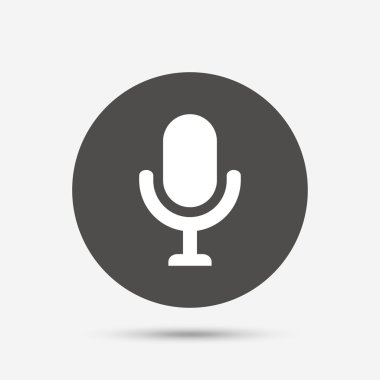 Mikrofon simgesi. Hoparlör simgesi.  