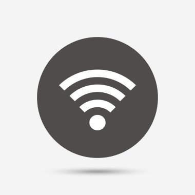 WiFi işareti. kablosuz simgesi.  