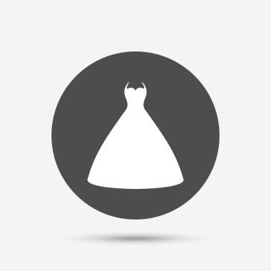 düğün elbise işareti simgesi 