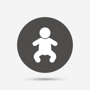 Bebek Bebek işareti simgesi.  