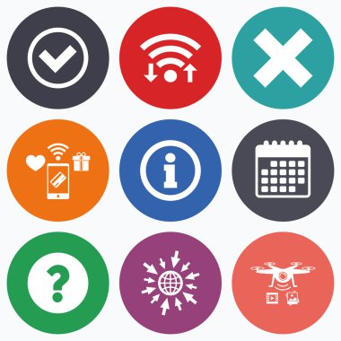 bilgi simgeleri. soru SSS sembolü.