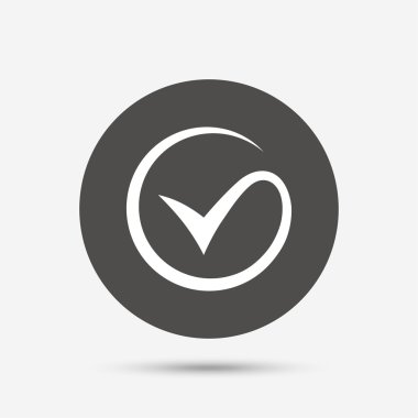 Onay işareti simgesi.  