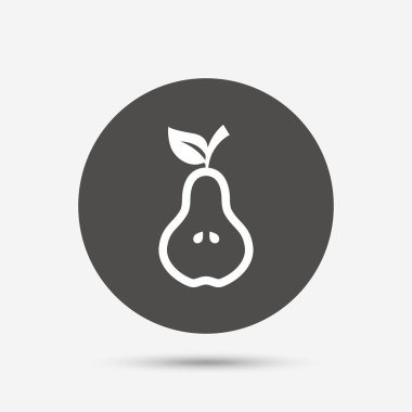 Armut yaprak işareti simgesi.  