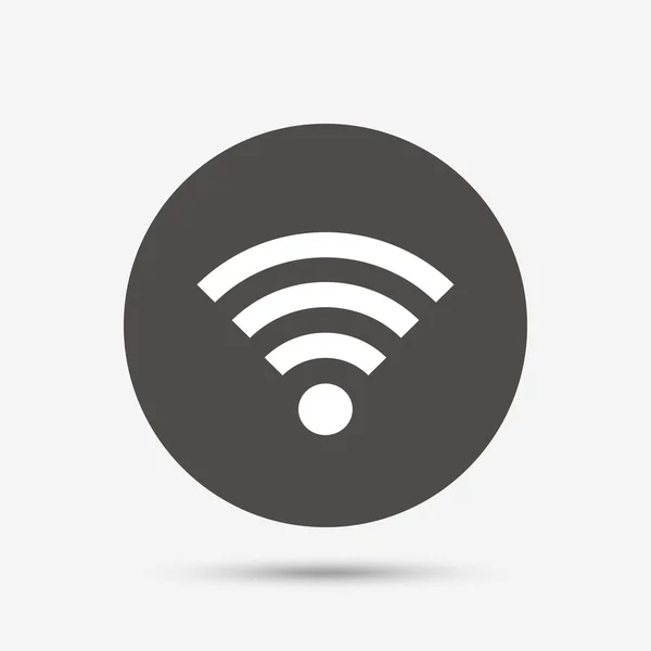 WiFi işareti. kablosuz simgesi. — Stok Vektör