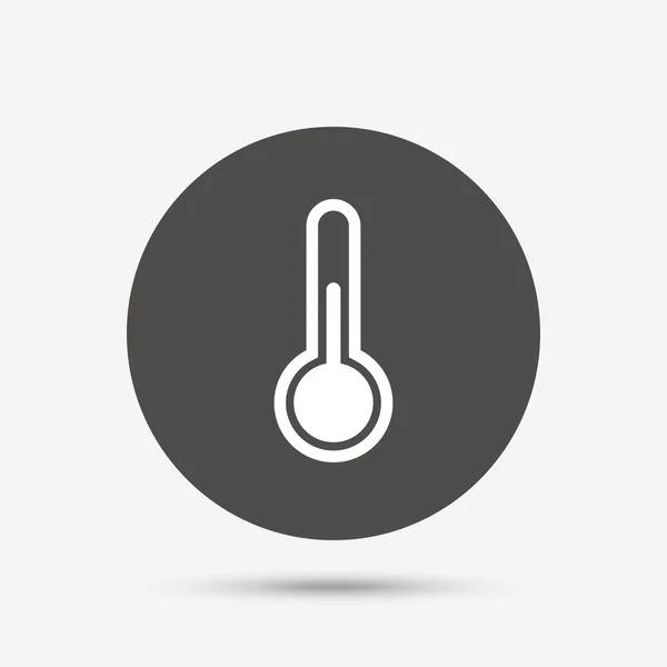 Thermometer sign icon. — Stock Vector