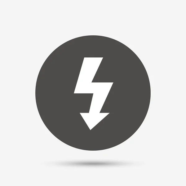 Fotoğraf flash işareti simgesi. — Stok Vektör