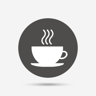 Kahve fincanı işareti simgesi. 