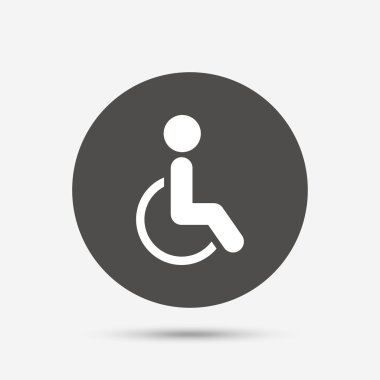 Engelli işareti simgesi.  