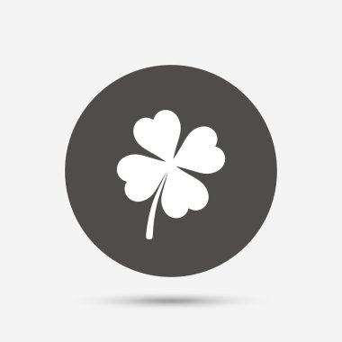 yonca dört yaprak işareti ile.  