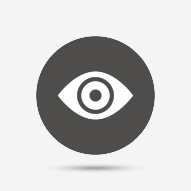 Göz işareti simgesi.  