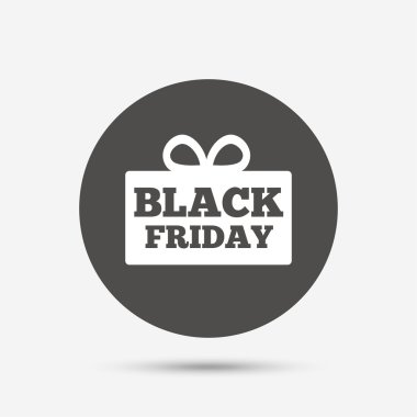 Siyah Cuma hediye işareti 