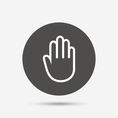 El işareti simgesi. 