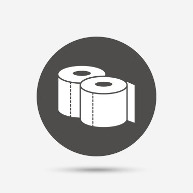 Tuvalet kağıtları işareti simgesi. 