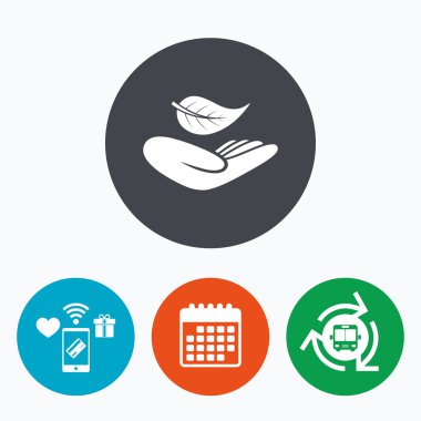 Doğa sigorta işareti.  