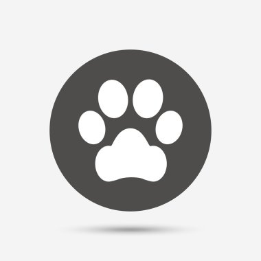 Köpek pençe işareti simgesi.