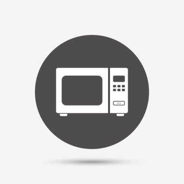 mikrodalga fırın işareti simgesi. 