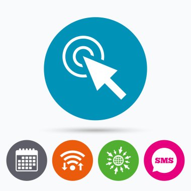 Fare imleç işareti simgesi.  